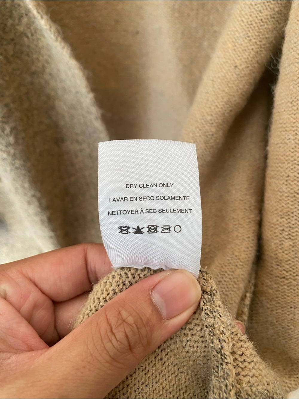 Thread & Supply Open-Front Cardigan Sweater Camel Brown Size Small Fall Layering - Picture 8 of 9